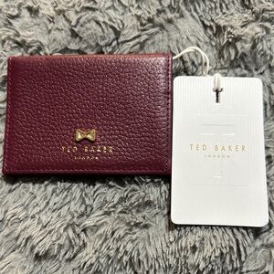 Ted Baker Leather Wallet with Gold Bow Detail